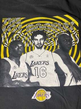 UNK NBA Los Angeles Lakers Kobe Bryant Pau Gasol Lamar Odom XL